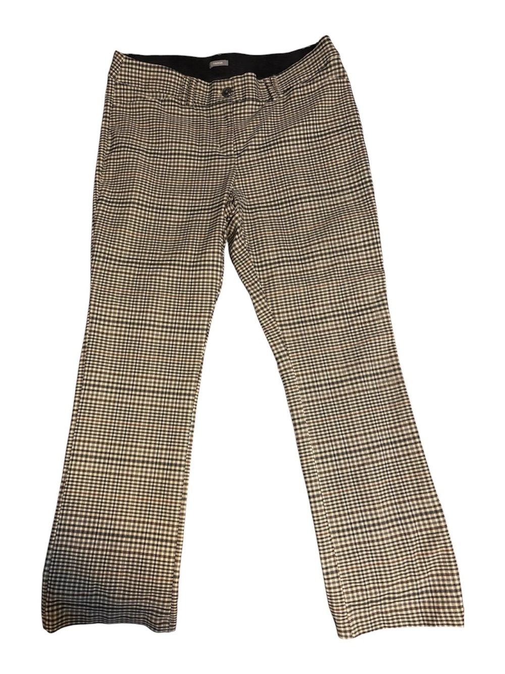 Women’s Plaid Trousers by Maurices 18W Regular Brown, Cream, Black Dress Pants